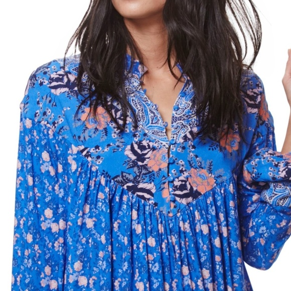 Free People Wildflower Fields floral Tunic - Picture 3 of 8